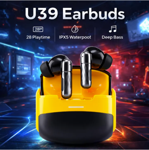 U39 Waterproof Wireless Earphones - main view